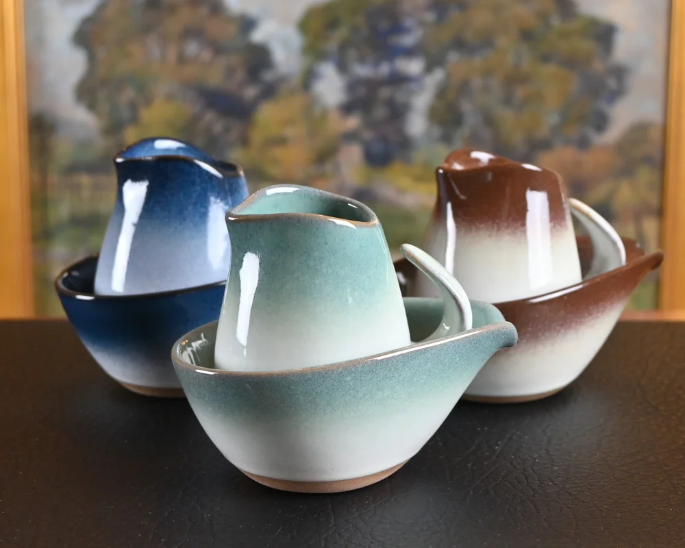 Chipmunk Creamer and Sugar — peter pots pottery